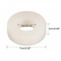 Uxcell 300pcs Abs Round Spacers Washers Od 7mm Id 3mm Height 2mm For M3 Screws