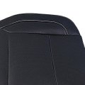 2pcs Driver And Passenger Bottom Seat Cover Black