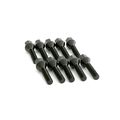 10pc Extended Black Lug Bolts 14x1 25 40mm Shank Cone Seat For Newer Bmw 228i 320i 328i 335i 428i 435i 528i 535i 535d 550i F10