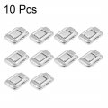 Uxcell Toggle Catch Lock 38mm Retro Decorative Silver Tone Hasp W Screws For Suitcase Chest Trunk Latch Clasp Pack Of 10