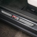 Ipick Image For Ford Fx4 Off Road Real Carbon Fiber 4 Pcs Universal Door Sill Step Protector Guard Decal Plates