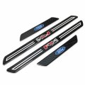 Ipick Image For Ford Fx4 Off Road Real Carbon Fiber 4 Pcs Universal Door Sill Step Protector Guard Decal Plates