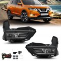 Fog Lights For 2017-2020 Rogue Bumper Driving Lamps Wiring Kit Switch Clear Lens 