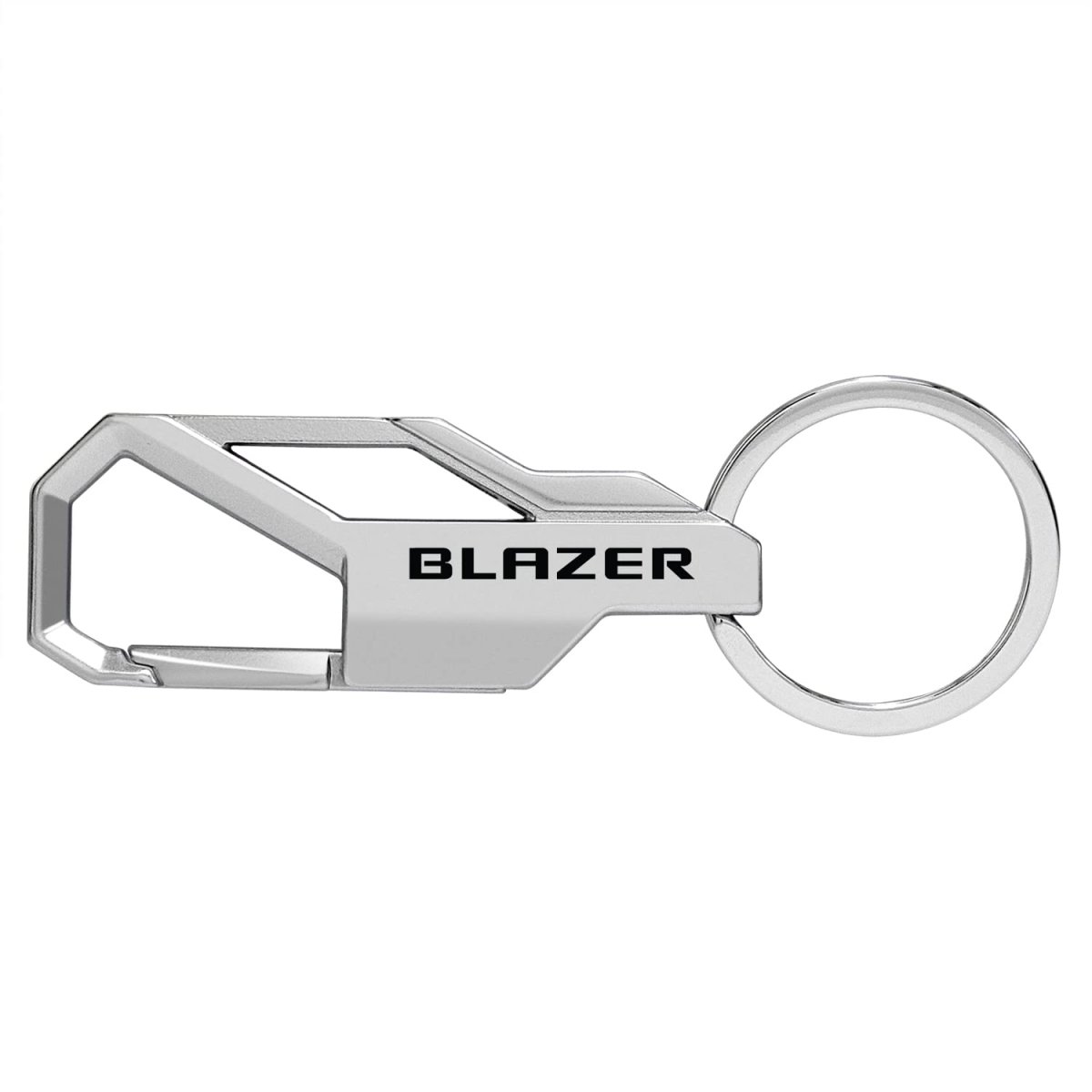 Chevrolet Blazer Silver Carabiner-style Snap Hook Metal Key Chain Official Licensed
