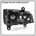 Acanii For 2011-2017 Dodge Grand Caravan 08-16 Chrysler Town Country Headlight Headlamp Assembly Left Driver Side