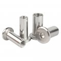 Ss304 Stainless Steel Rivet Nut Hex Socket Furniture Connector Cap Nuts 10 M3 X 16mm