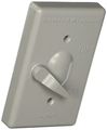 Taymac Tc100s Weatherproof Toggle Cover 1-gang Vertical Device Mount Gray 