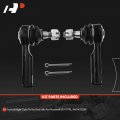 A-premium 2 X Front Outer Tie Rod Ends Compatible With Mazda 626 1993-2002 Mx-6 1993-1997 Mpv 2000-2006 Protege 1999-2003
