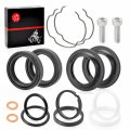 Front Fork Dust Oil Seals Rebuild Kit 39mm For Sportster 883 1200 Xl883 Xl1200 1990-2013 Fxd Dyna 1991-2005