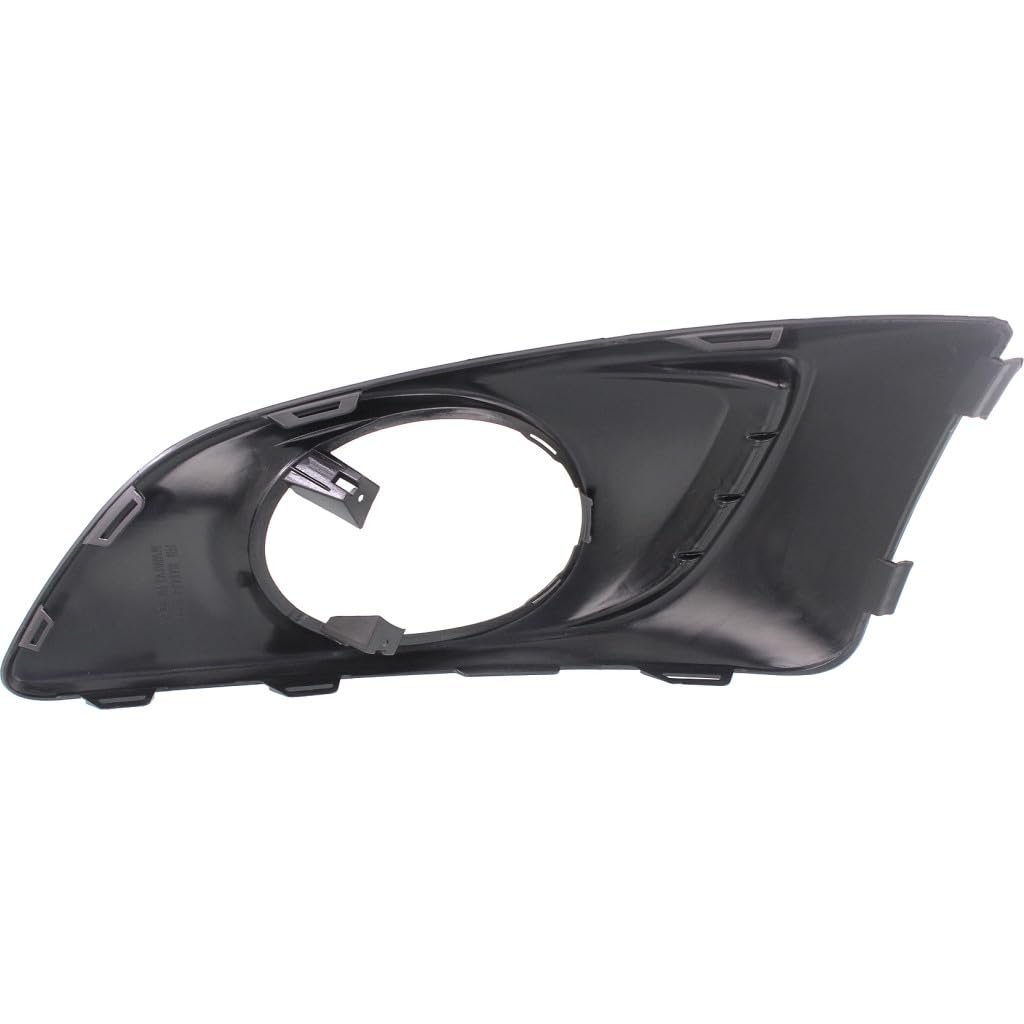 Fog Light Bezel For Chevy Sonic 2012 2013 2014 2015 2016 Passenger Side Front Bumper Insert Black Plastic Lt Ltz Model Fits