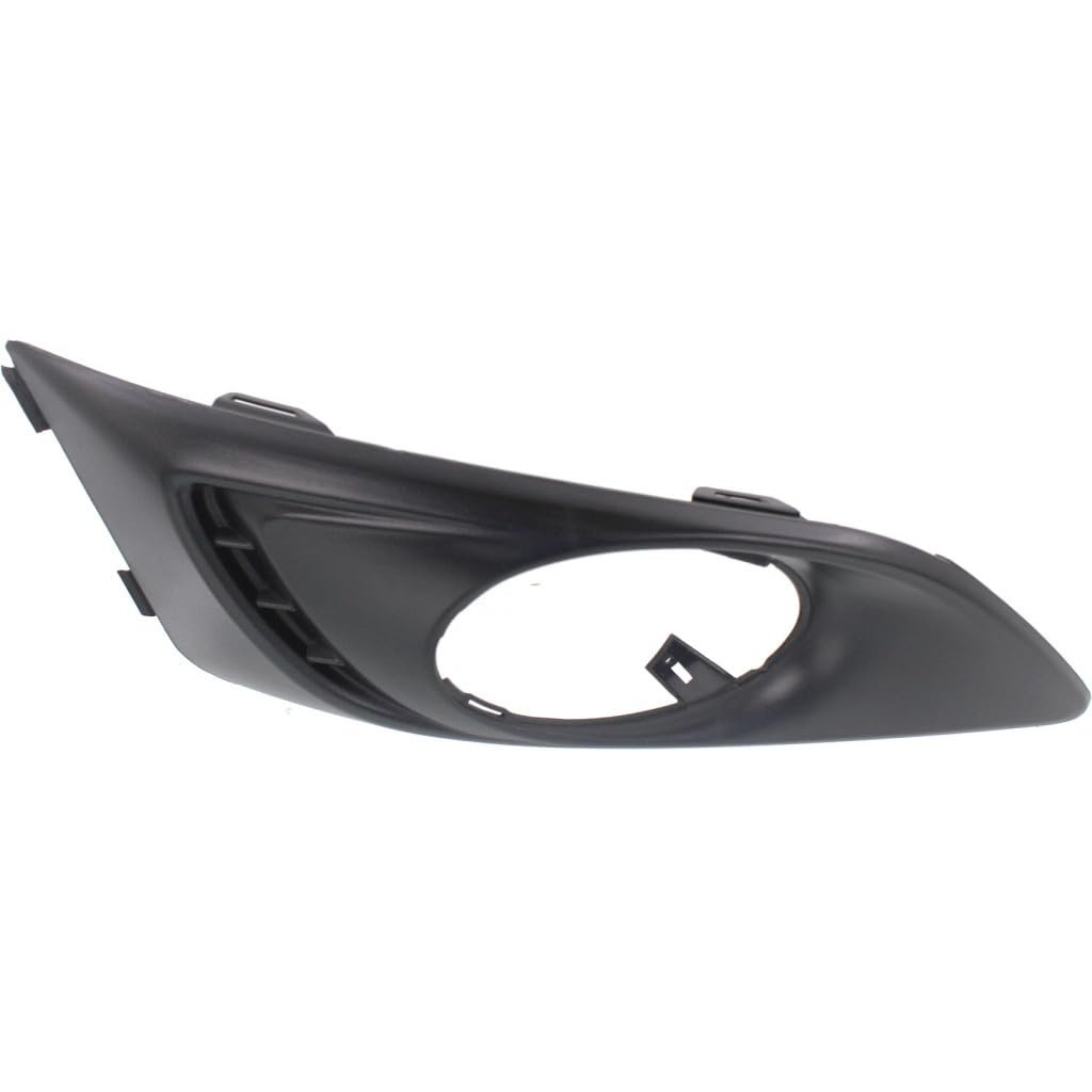 Fog Light Bezel For Chevy Sonic 2012 2013 2014 2015 2016 Passenger Side Front Bumper Insert Black Plastic Lt Ltz Model Fits