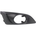 Fog Light Bezel For Chevy Sonic 2012 2013 2014 2015 2016 Passenger Side Front Bumper Insert Black Plastic Lt Ltz Model Fits 
