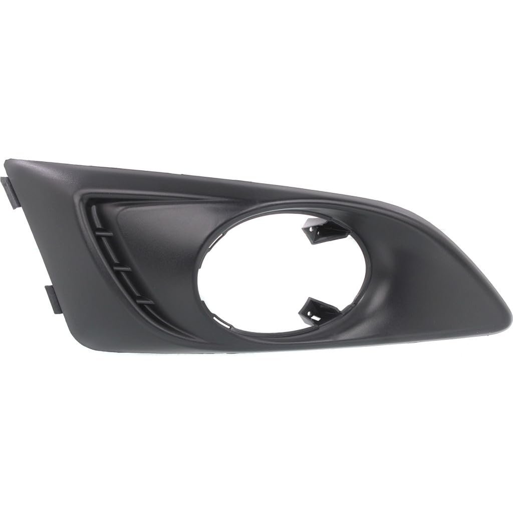 Fog Light Bezel For Chevy Sonic 2012 2013 2014 2015 2016 Passenger Side Front Bumper Insert Black Plastic Lt Ltz Model Fits