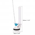 Uxcell Toilet Flush Valves 300mm 11 81 Length Split Push Button Bottom Inlet Fill Valve With Flapper And Chain Replacement
