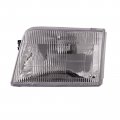 Headlightsdepot Chrome Housing Halogen Headlight For Ford Ranger 1993-1997 Includes Left Driver Side Headlamp 