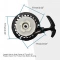 Goofit Black Pull Start Recoil Starter Assembly Repleacment For 2 Stroke 43cc 47cc 49cc 50cc Mini Pocket Dirt Bike Scooter