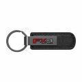 Ipick Image For Ford Fx4 Off Road Gunmetal Black Metal Plate Pu Leather Strap Key Chain Keychain Official Licensed