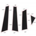 Ocpty Black Pillar Posts B Replaces For 2013 Nissan Altima 2014 2015-2016 2017 2018 8pcs Door Trim Kit