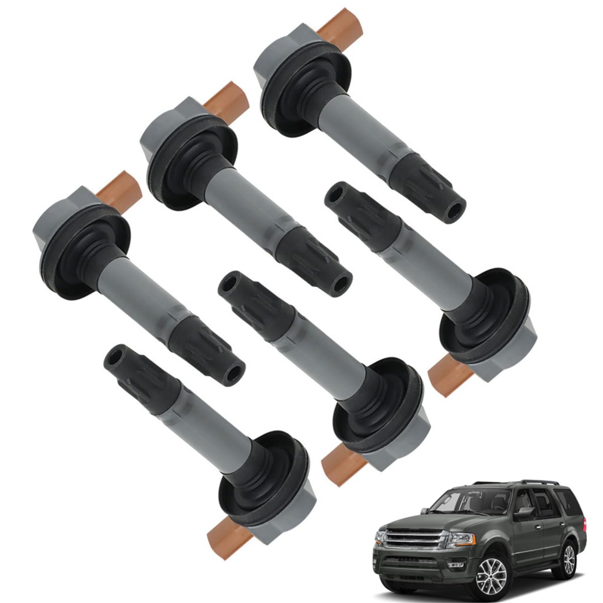 6pcs Ignition Coil Pack Replacement For Expedition 2015-2017