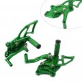 Fsfy Motorcycle Adjustable Rearsets Footrests Foot Pegs Pedals Cnc Aluminum For Kawasaki Ninja 300r Ex300 2013 2014 2015 2016