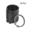 Uxcell 38mm External Circlips C-clip Retaining Shaft Snap Rings 65mn 30pcs