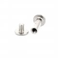 Uxcell Scrapbook Photo Albums M5x15mm Nickel Plated Binding Screw Post 50pcs