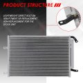 4361 Aluminum A C Condenser Compatible With Jeep Cherokee 14-18