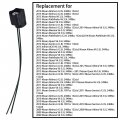 Waltyotur Ac Compressor Pigtail Engine Side Connector Plug Harness Replacement For Nissan Altima Pathfinder Quest Sentra
