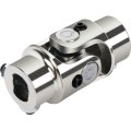 Universal Steering U Joint Shaft Coupling 11 16 36 Spline X 3 4 Dd Chrome Steel Automotive Coupler 83mm 