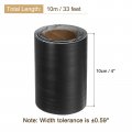 Uxcell Wood Grain Tape 4 X33 Ft Self Adhesive Repair Patch For Baseboards Doors Floor Furniture Home Decor Black