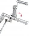 Kemimoto Forward Control Complete Kits Pegs Levers Linkage Compatiable With 2006-2014 2015 2016 2017 Dyna Silver