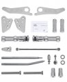 Kemimoto Forward Control Complete Kits Pegs Levers Linkage Compatiable With 2006-2014 2015 2016 2017 Dyna Silver 