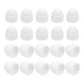 Nut Protection Cap 20pcs M8x13x15mm Plastic Hexagonal Screw Dome Acorn Hex Head Bolt Covers Waterproof Decorative White 