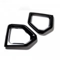 Astra Depot Glossy Black Trim Cover Surround Fog Lamp Light Bezel Compatible For 2019-2022 Gmc Sierra 1500 Denali Slt At4