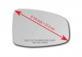 New Replacement Mirror Glass With Full Size Adhesive For 2015-20 Honda Fit Passenger Side View Right Rh