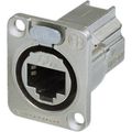 D-shape Cat6a Panel Connector 