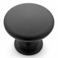 Cosmas 10 Pack 13248fb Flat Black Cabinet Hardware Oversized Round Knob 1-3 4 Diameter 