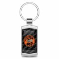Ipick Image For Dodge Super Bee Real Black Carbon Fiber Chrome Metal Case Key Chain Keychains Official Licensed