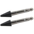 Stainless Steel Nibs Tips Replacement For Surface Slim Pen 2 Tablet Stylus 0 75mm Fine Ball Point Tips No Wear Out Black Smooth 