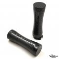 Httmt- Us-trhb112-25-cn-nologo- Universal 1 25mm Cnc Handle Bar Grips Motorcycle Hand Carbon Fiber Style