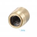 Uxcell Brass Push Button Grease Oil Cup 6x6mm Ball Oiler For Lubrication System 20pcs