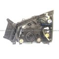 Niuparts Headlight With Halogen Bulbs Warm White And Corner Lamp Passenger Side Fit 2006-2007 Isuzu Nrr Npr Gmc W4000 W4500