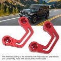 Led Light Mounting Brackets Fydun 1pair A Pillar Windshield Mount Bracket Replacement For Jeep Wrangler Jl Jlu 2018a 2022 Red