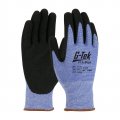 G-tek Polykor Seamless Knit Blended Glove With Nitrile Coated Microsurface Grip On Palm Fingers 16-635 Blue S Pack Of 12 