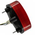 Caltric Rear Brake Taillight Compatible With Yamaha Yfz450 2004-2005 5lp-84700-11-00 5lp-84700-10-00