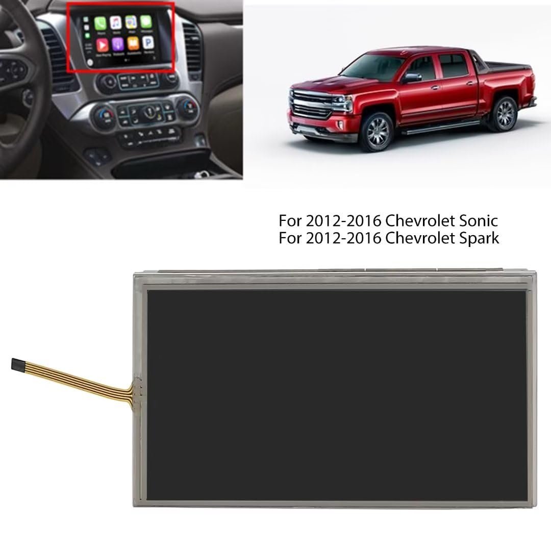 7 In Radio Navigation Lcd Display Touch Screen 4pin La070wv1-td05 For 2012-2016 Chevrolet Sonic And Spark