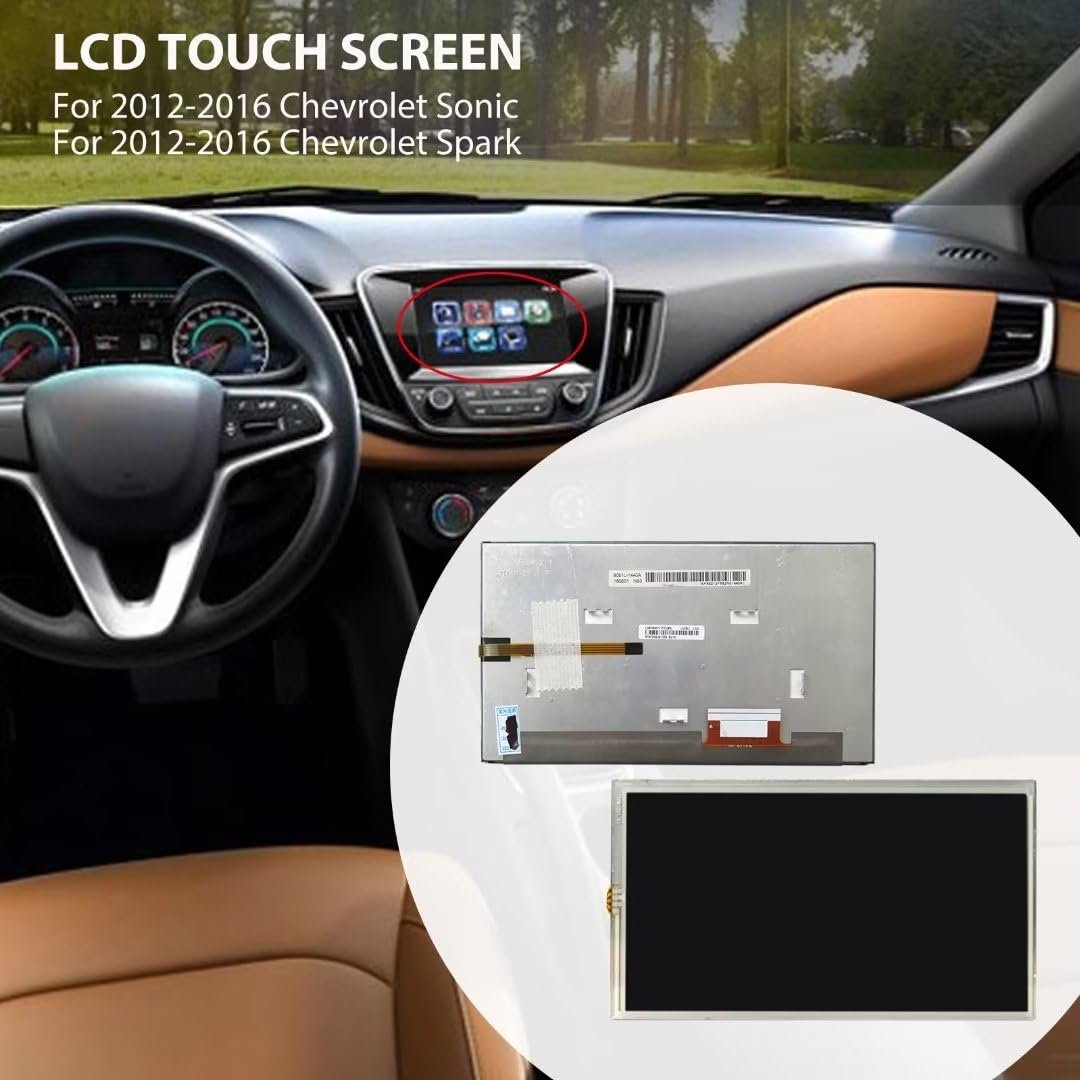 7 In Radio Navigation Lcd Display Touch Screen 4pin La070wv1-td05 For 2012-2016 Chevrolet Sonic And Spark
