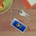 Graphics More Rectangle University Of Pittsburgh Panthers Keychain In Chrome Plated Metal