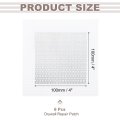 6pcs Drywall Repair Patch 4x4 Inch Self-adhesive Aluminum Metal Plaster Wall Patching Mesh Mending For Quick Fix Hole Sheetrock