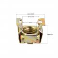 Uxcell M12 Cage Nuts For Server Rack Cabinet Carbon Steel Yellow Zinc Plated Pack Of 10